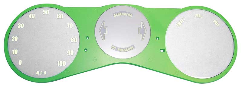 1967-72 Chevy / GMC Truck Instrument Cluster Lens for 3 Hole Dash - Image 3