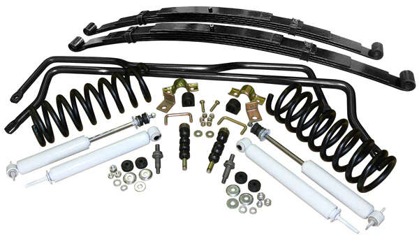 1968-74 Chevy Nova, Suspension Kit, Stage 2 with Coil Springs and Leaf Springs (Select Height/ Engine) - Image 3