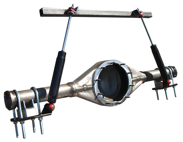 1968-74 Chevy Nova Traction Bar with Shock Relocation Kit and Adjustable Drag Shocks - Image 4