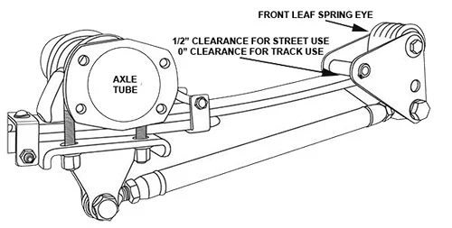 1968-75 Plymouth Roadrunner Cal Tracs Traction Bar Kit - Image 4
