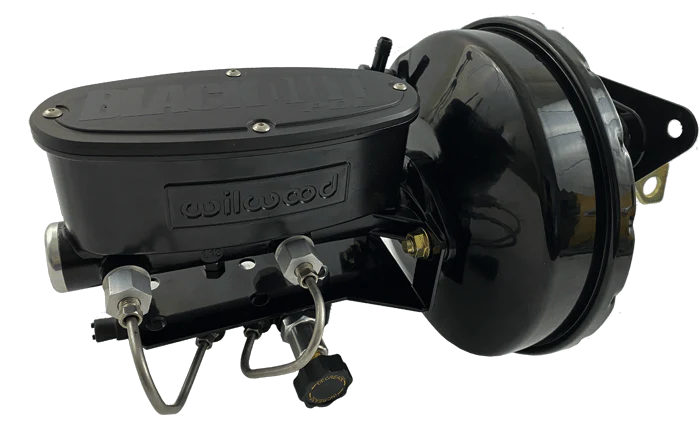 1970-81 Chevy Camaro Black Out 8" Dual Power Brake Booster with POL or Wilwood Master Cylinder - Image 5