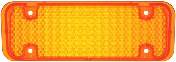 1971-72 Chevy Parking Light Lens, Amber - Image 2