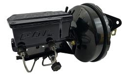 1973-77 Chevy Chevelle, Malibu Black Out Power Brake Booster with POL or Wilwood Master Cylinder