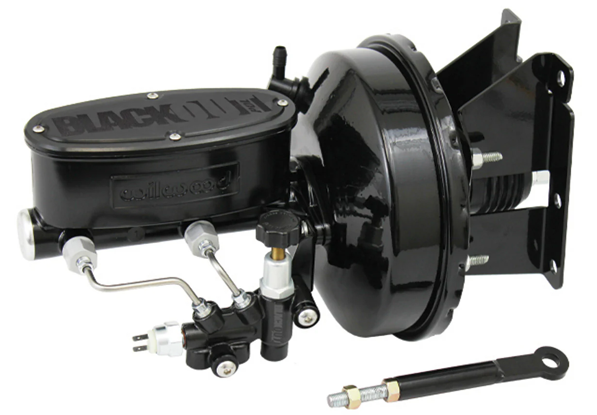 1973-87 Chevy C10 Truck Black Out Series Power Brake Booster with POL or Wilwood Master Cylinder - Image 5