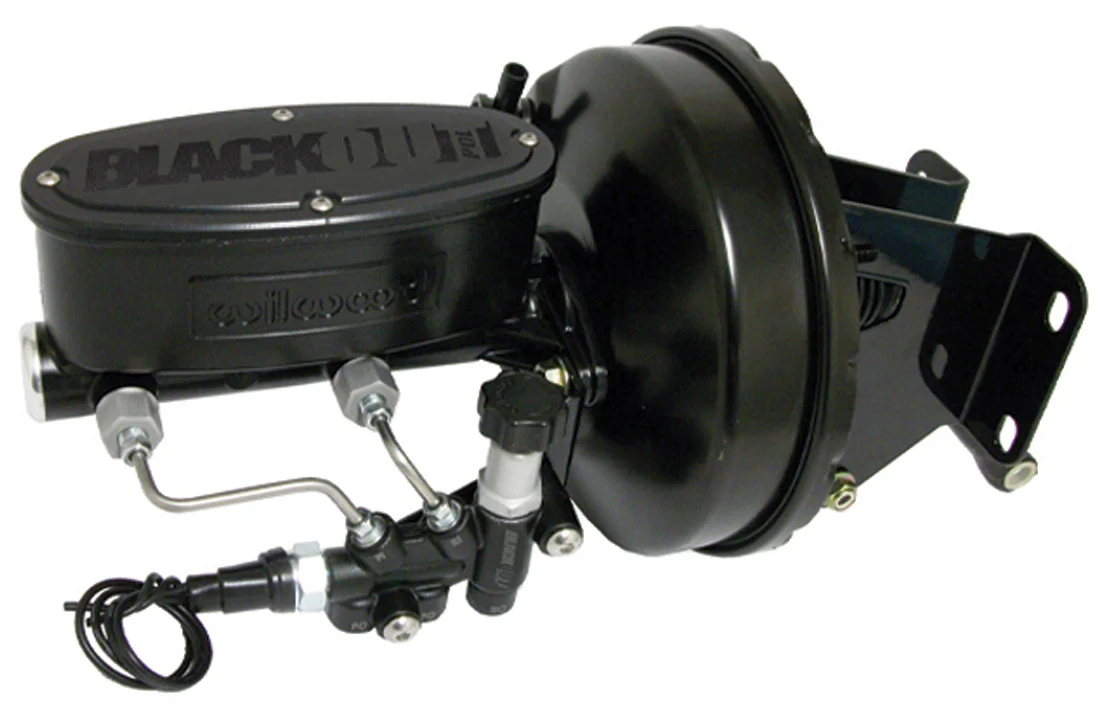 1974-86 Jeep CJ BlackOut Series Power Brake Booster Kit with POL or Wilwood Master Cylinder - Image 5