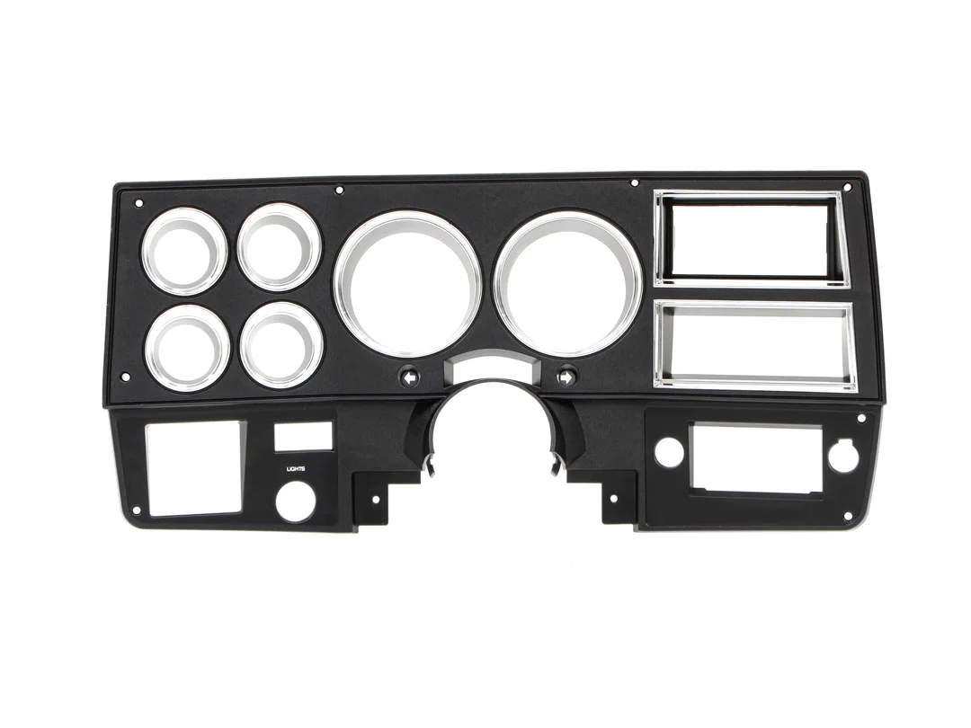 1981-83 Chevrolet / GMC Truck Dash Bezel, Black with Chrome Details, with A/C.  Each. - Image 4