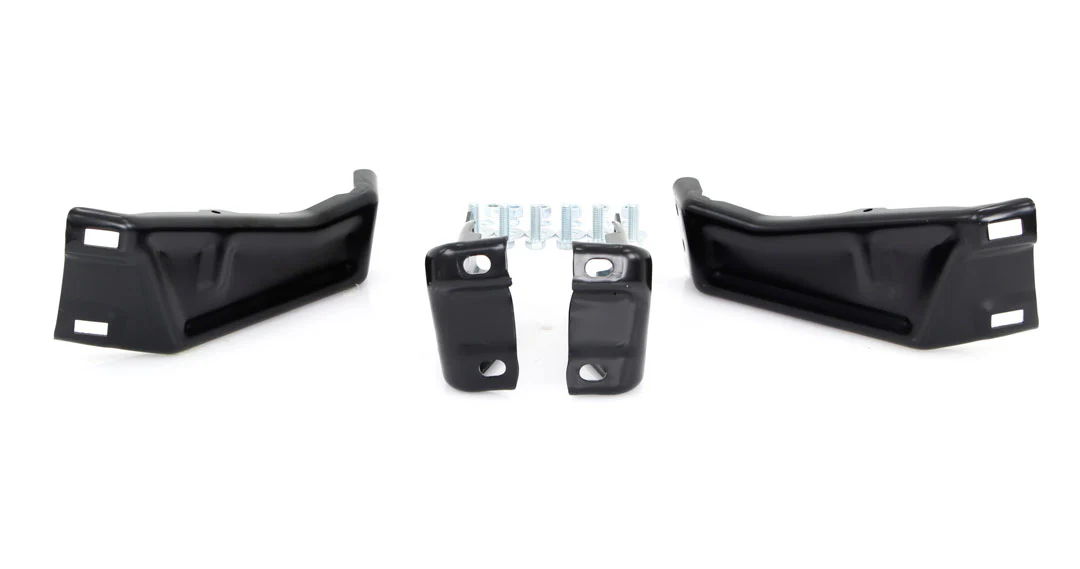 1981-91 Chevy & GMC Truck Rear Bumper Bracket Kit, Fleetside, Includes Mounting Hardware - Image 2