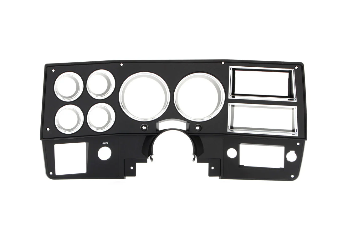 1984-87 Chevrolet / GMC Truck Dash Bezel, Black with Chrome Details, with A/C.  Each. - Image 4
