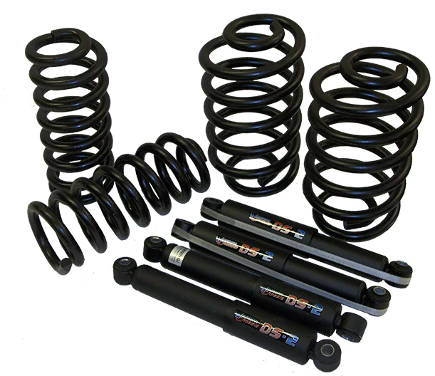 1963-72 Chevy, GMC C10 Truck Coil Spring and Shock Kit, Front and Rear - Image 2