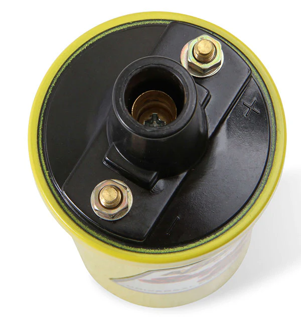 Accel 8140 Super Stock Ignition Coil for Points, Yellow - Image 3