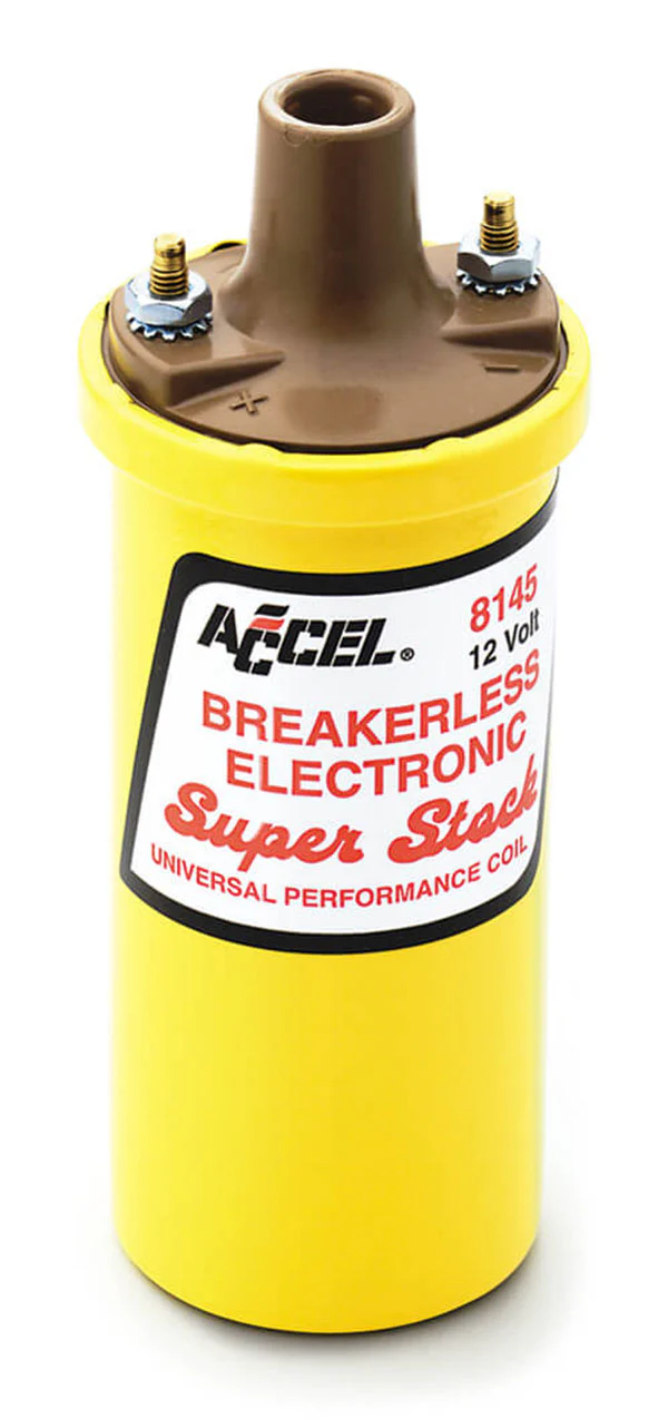 Accel 8145ACC Super Stock Breakerless Electronic Ignition Coil, Yellow - Image 3
