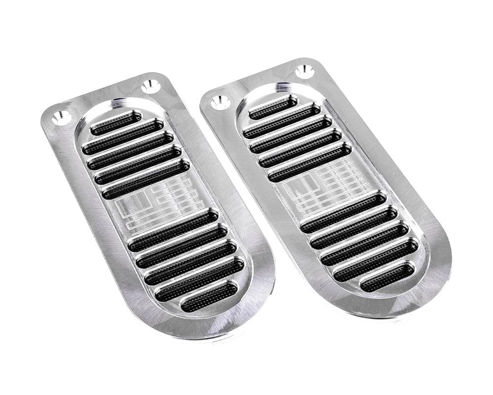 Billet Door Jam Vents With Engraved Flag, Impala / Caprice 1972-76, Nova 1973-74 - Image 2