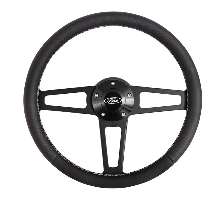 Billet T Series Black Wheel FORD Logo & Install Kit - Image 2