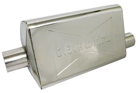 Black Widow Pro Venom 250 Exhaust Muffler, Single In Dual Out - Image 3