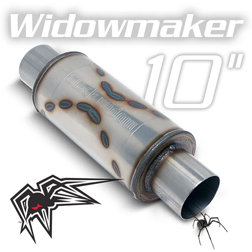 Black Widow Widowmaker 10" Exhaust Muffler - Image 4