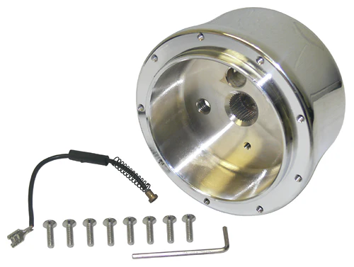 Chrome steering Wheel Adapter for GM style Column - Image 4