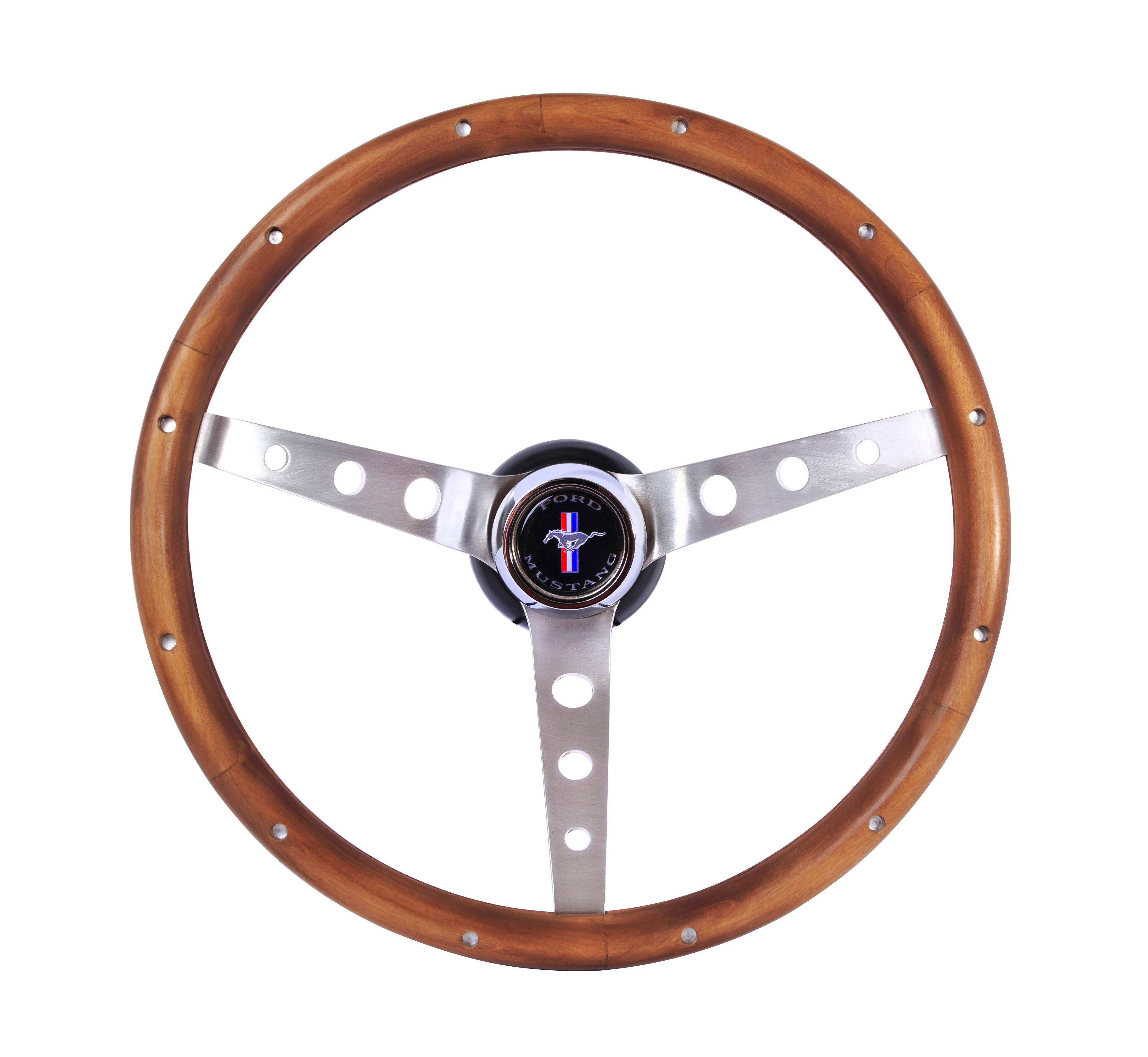 Classic Wood/Stainless Spokes -Walnut - 13 1/2"" - Image 5
