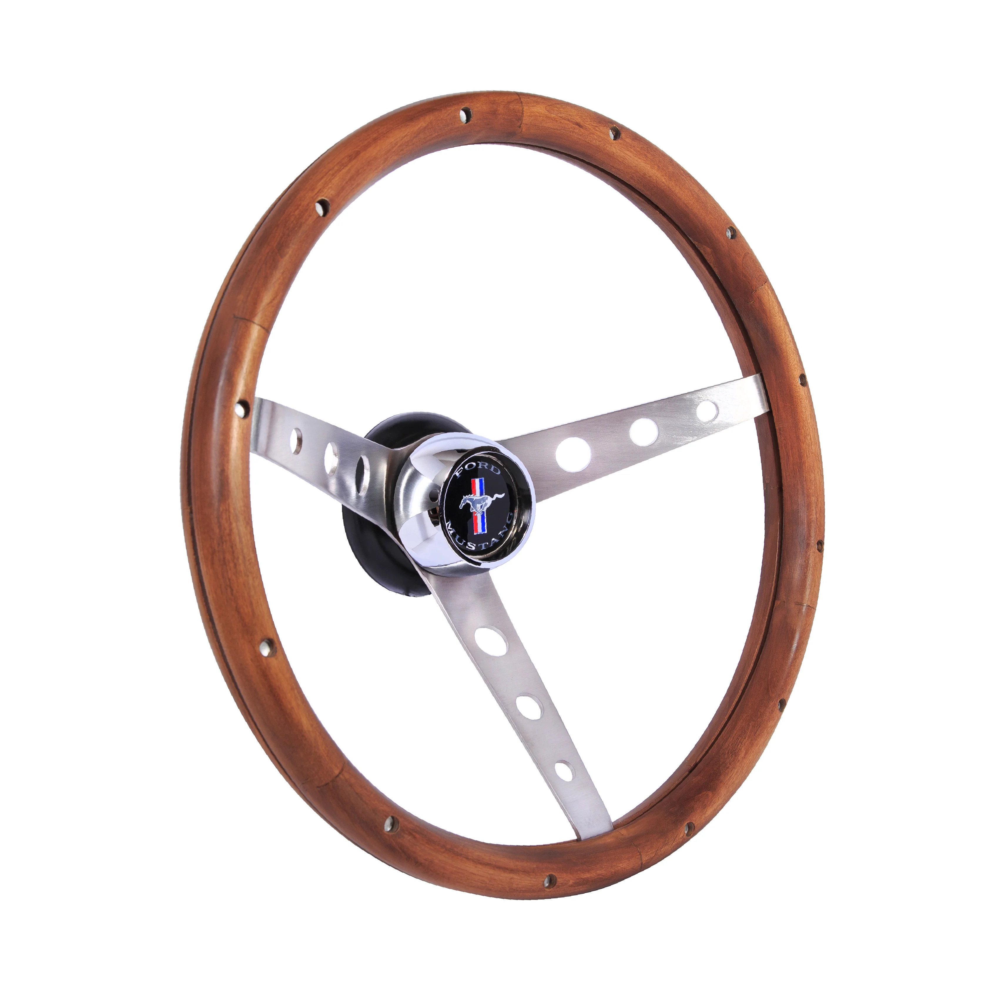 Classic Wood/Stainless Spokes -Walnut - 13 1/2"" - Image 6