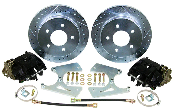 Disc Brake Conversion Kit, GM 10-12 Bolt Rearend, 11" Rotors - Image 4