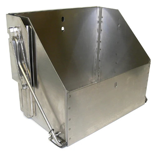 Drop Down Battery Box, Stainless Steel, Group 24 Batteries - Image 3