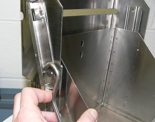Drop Down Battery Box, Stainless Steel, Group 24 Batteries - Image 4