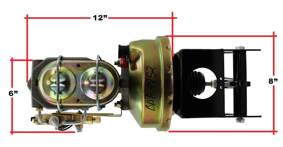 Firewall Mount Power Brake Booster Kit, Universal Application - Image 5