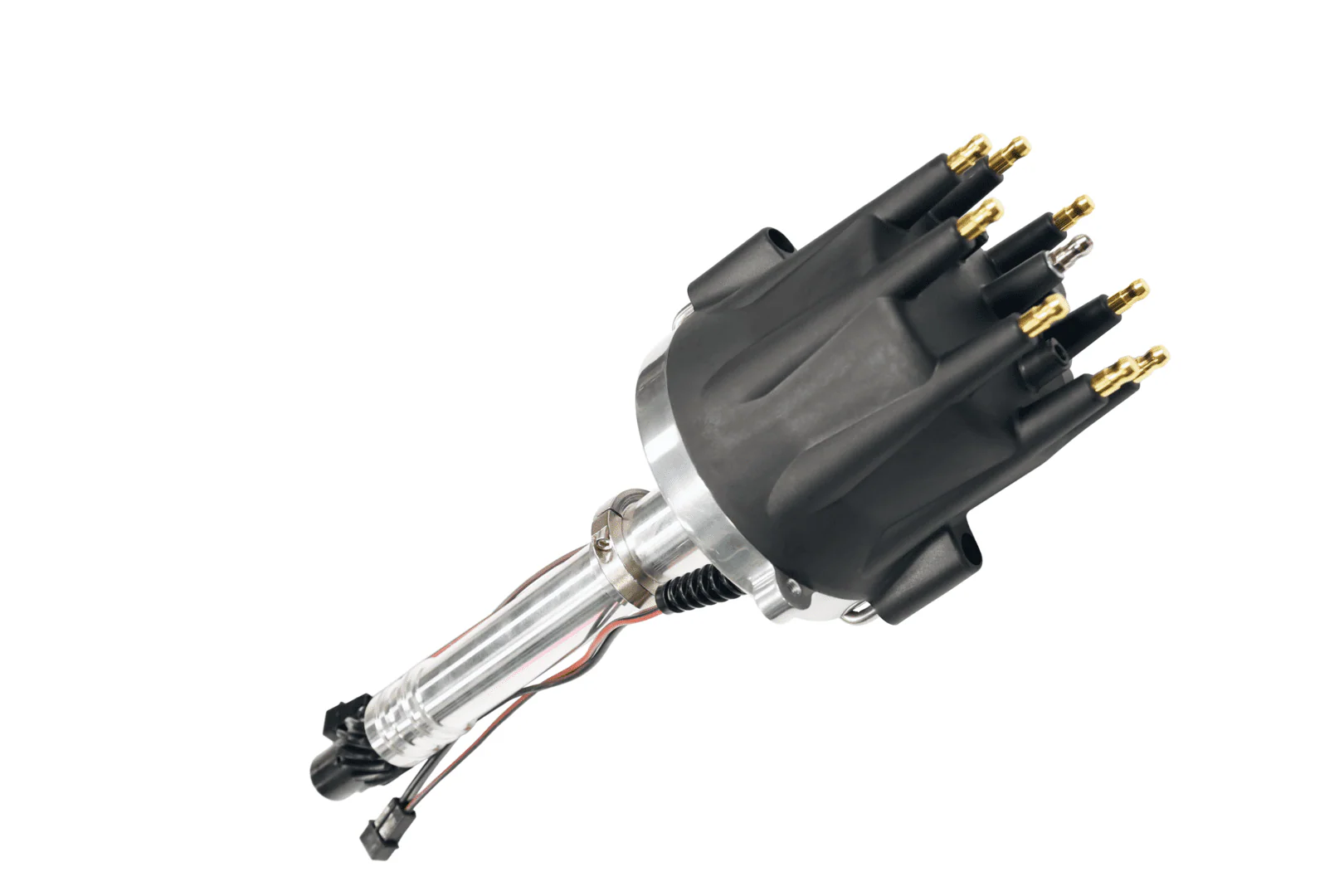 FiTech Go Spark Distributor, Chevy V8 with mechanical advance, dual 2 wire mag pick-up with slip collar - Image 5