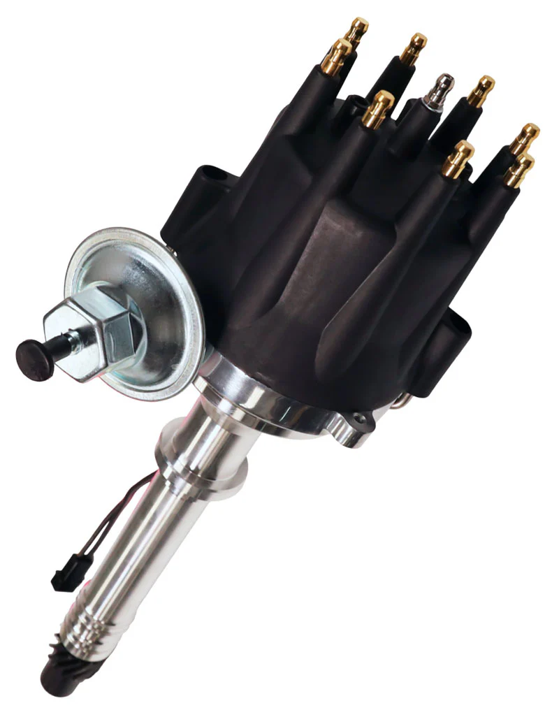 FiTech Go Spark Distributor, Chevy V8 with vacuum advance 2 wire pick up - Image 4
