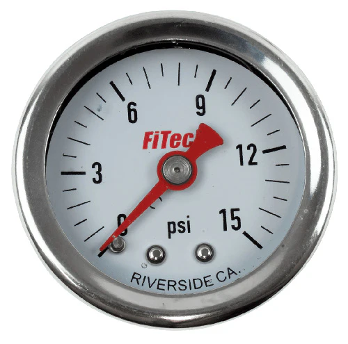 FiTech Fuel Pressure Gauge, Oil Filled - Image 4