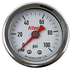 FiTech Fuel Pressure Gauge, Oil Filled - Image 5