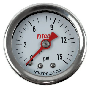 FiTech Fuel Pressure Gauge, Oil Filled - Image 6