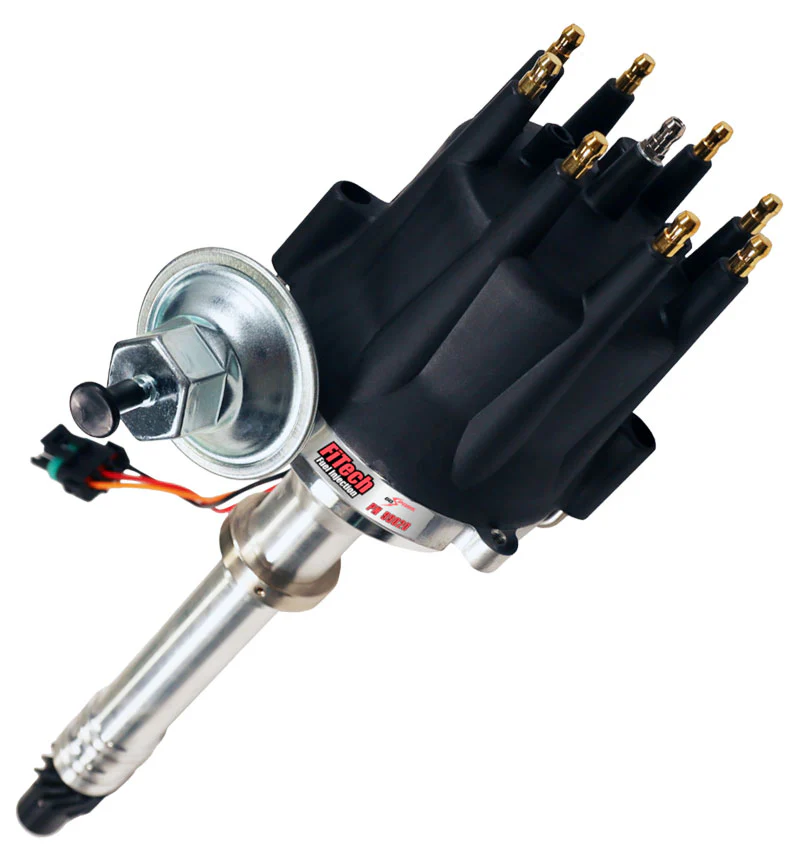 FiTech Go Spark Distributor, Chevy V8, Ready to Run, 3 wire hook up, with slip collar - Image 4