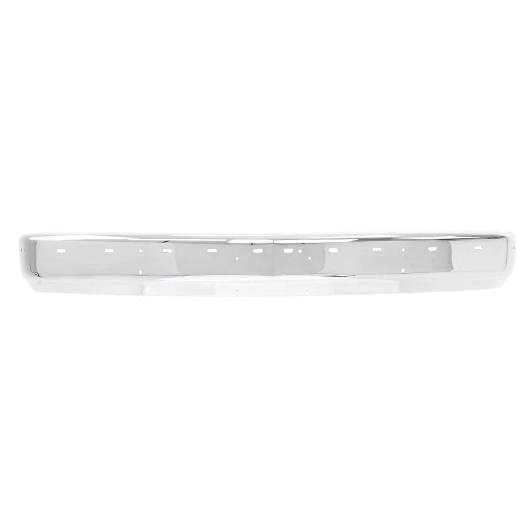 Front Bumper - Chrome - with Tag Bracket Holes - with Impact Strip Holes - with Bumper Guard Holes - 88-98 Chevy GMC OBS Truck SUV - Image 2