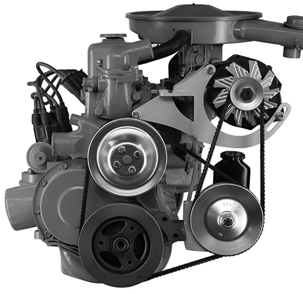 GM 230 / 250 6 Cyl Power Steering Pump & Alternator Bracket Kit - Image 2