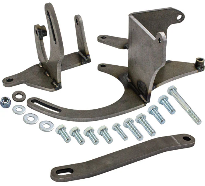 GM 230 / 250 6 Cyl Power Steering Pump & Alternator Bracket Kit - Image 4
