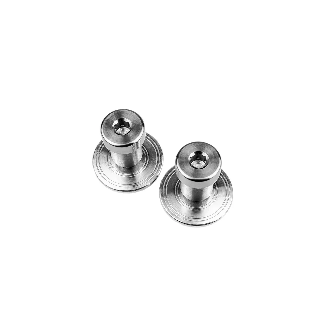 GM Door Striker Bolt Kit, 1/2"-13, Aluminum Striker Plate Double Ring - Image 2