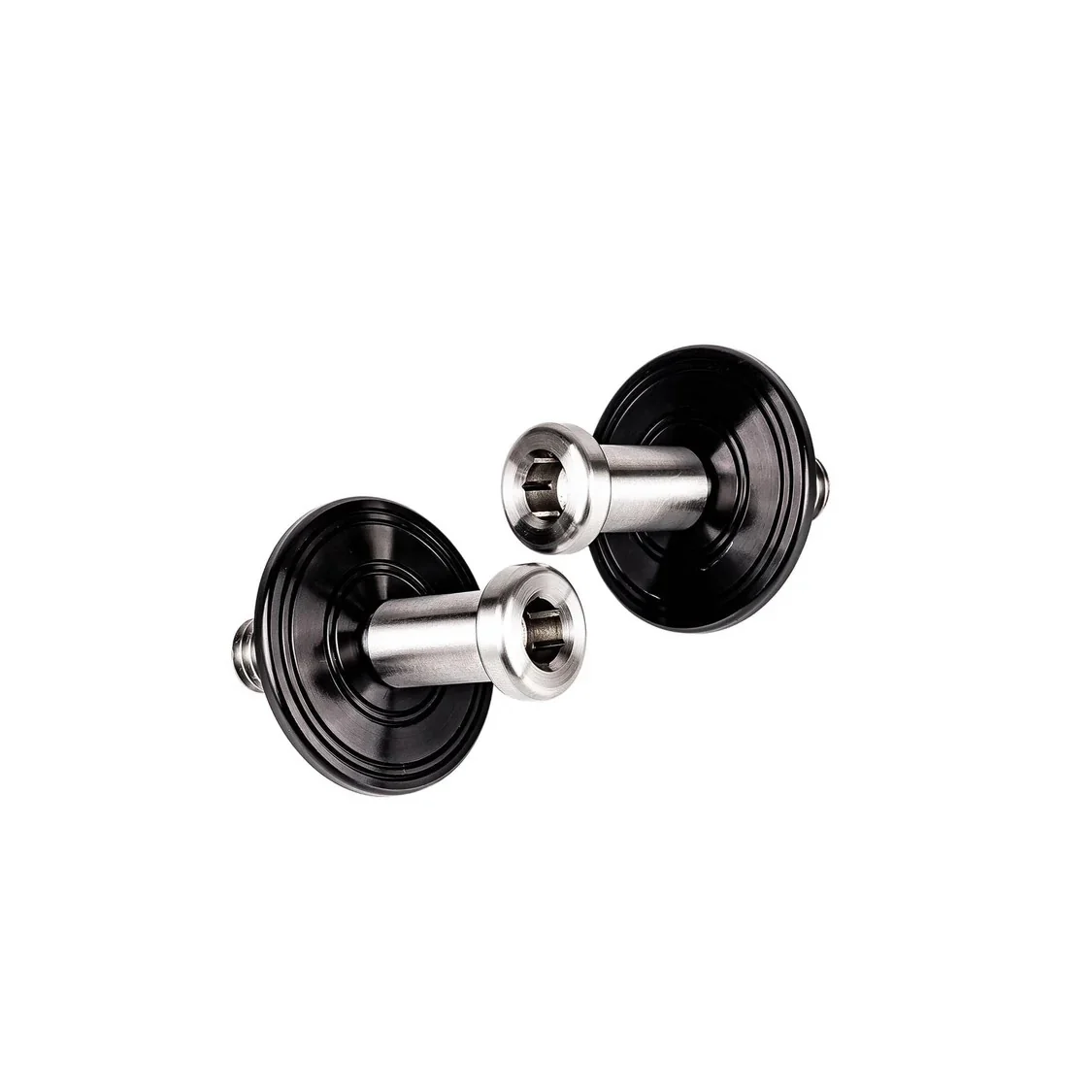 GM Door Striker Bolt Kit, 7/16"-14, Aluminum Striker Plate Double Ring - Image 2