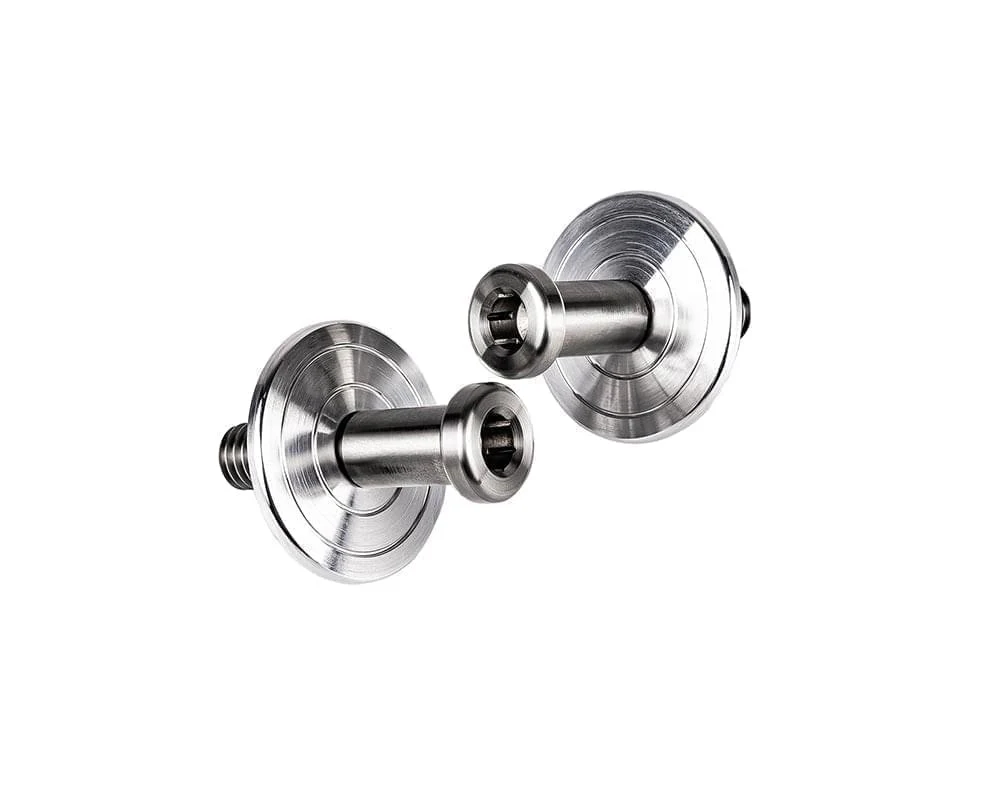 GM Door Striker Bolt Kit, 7/16"-14, Aluminum Striker Plate Single Ring - Image 2