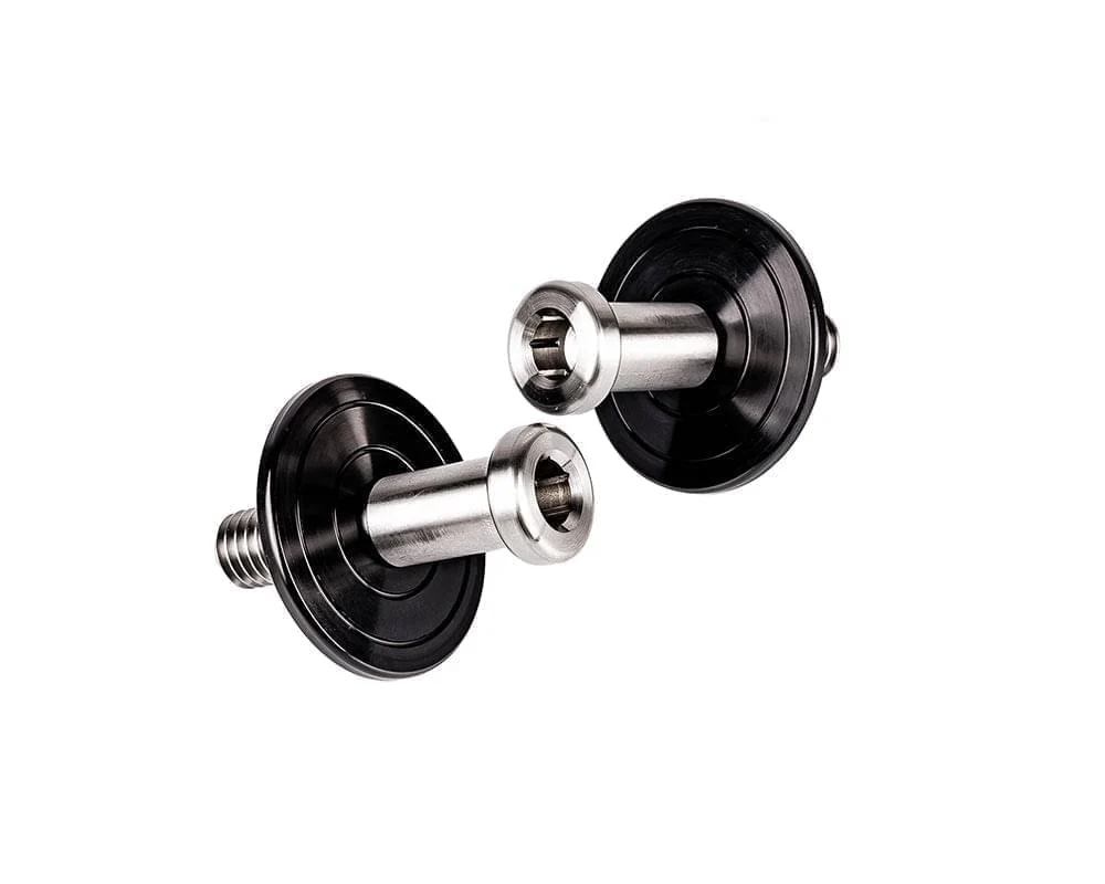 GM Door Striker Bolt Kit, 7/16"-14, Aluminum Striker Plate Single Ring - Image 2