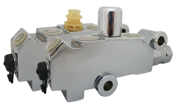 GM Proportioning Valve Low Pressure Warning Light Switch Cover, Chrome - Image 2