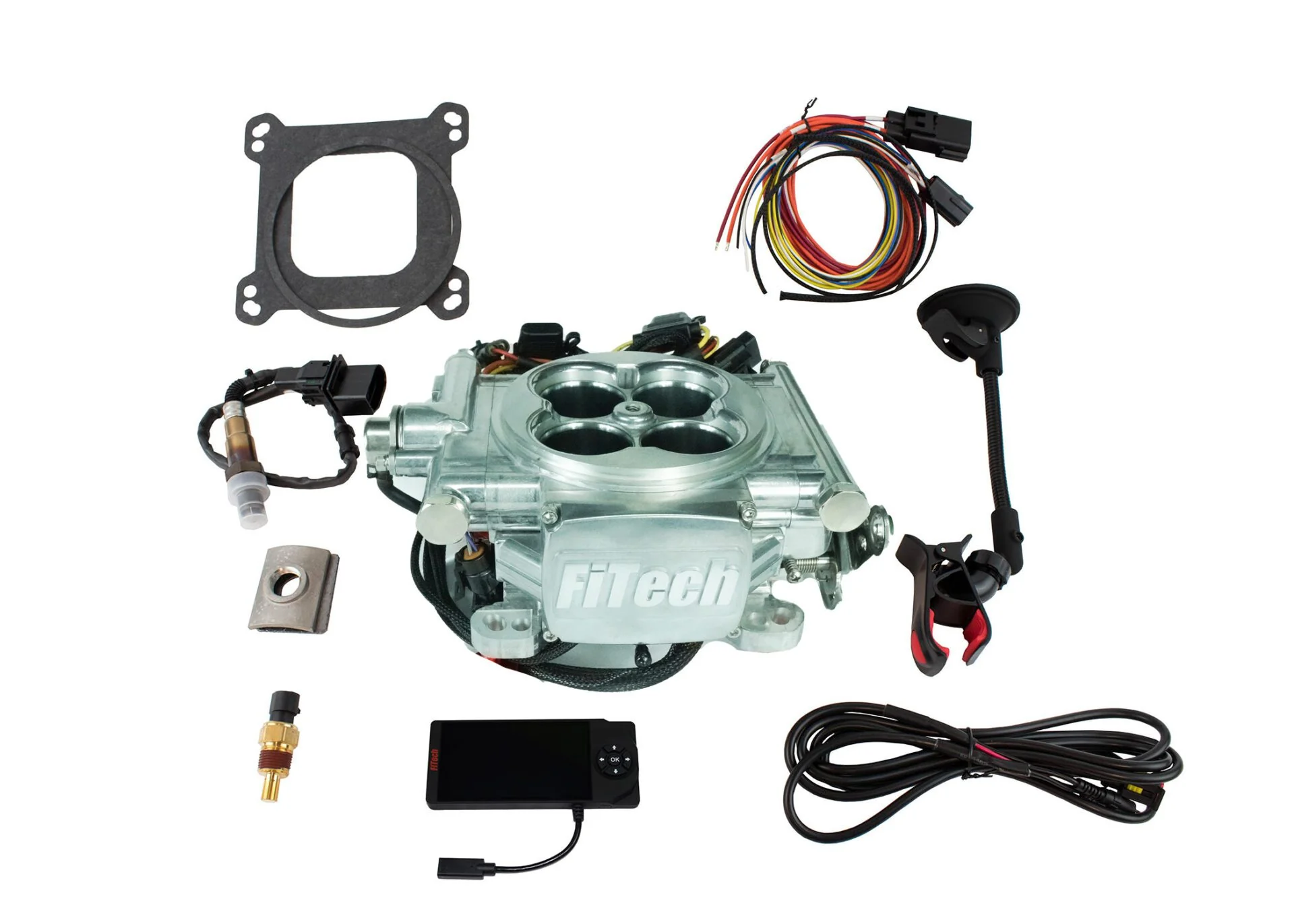 Go EFI 4 600 HP Power Adder Bright Aluminum EFI System - Image 2