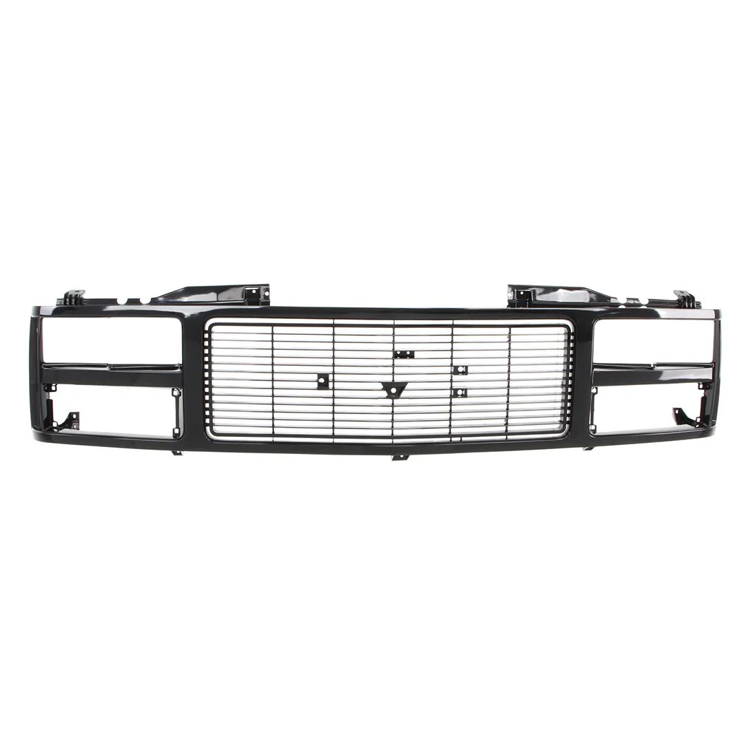 1988-93 GMC CK Pickup Suburban Grille Shell - Argent Black - Dual Headlight - Image 2
