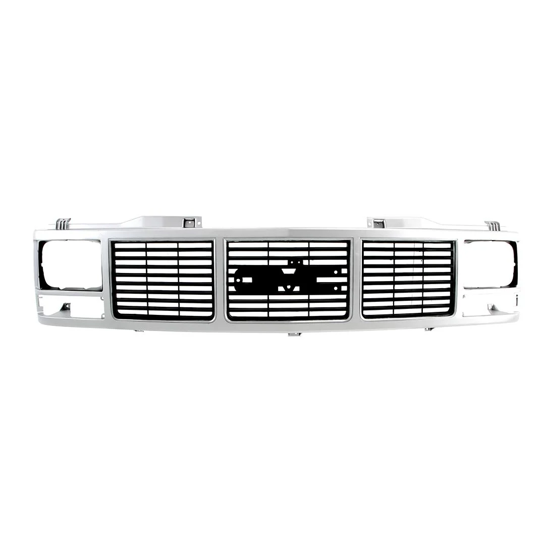 88-93 GMC CK Pickup Suburban Grille Shell - Argent Silver - Single Headlight - Image 2
