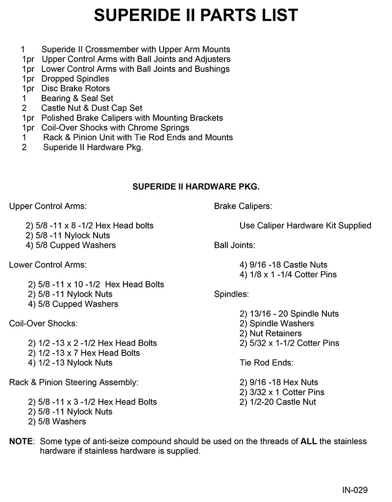 1947-54 Chevy Truck IFS Suspension, Heidts -Super Ride 2 with POWER STEERING - Image 5