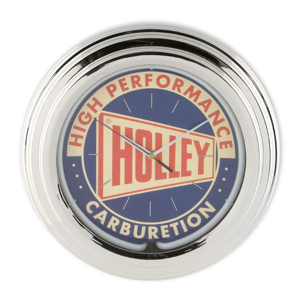 Holley Carburetor Neon Clock - Image 2