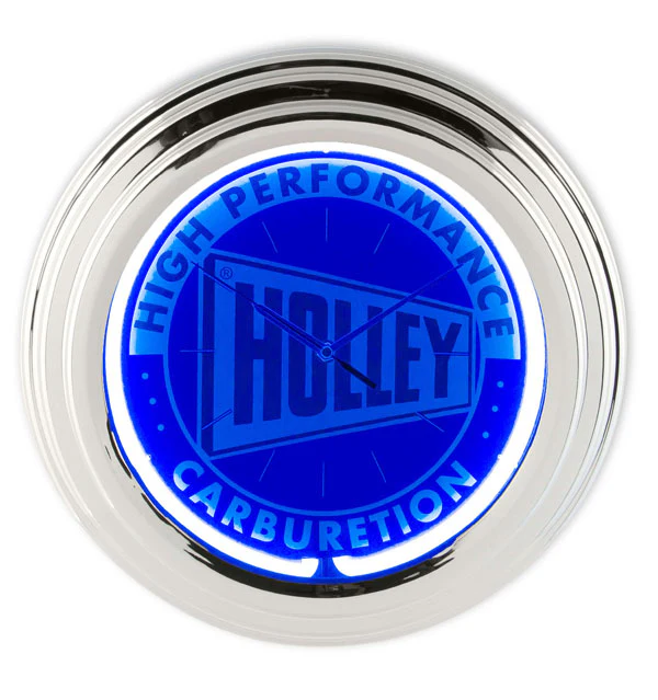 Holley Carburetor Neon Clock - Image 3