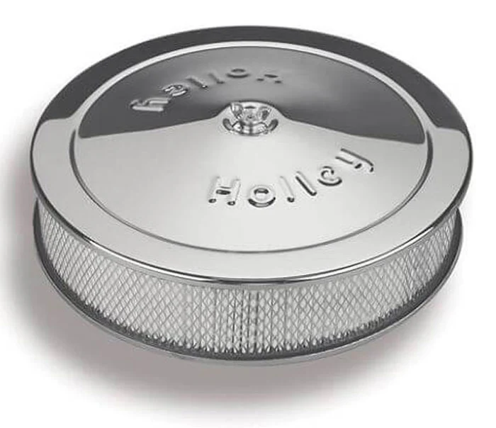 Holley Chrome 14" Round Air Cleaner Assembly - Image 6
