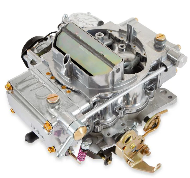 Holley Classic 650 CFM Carburetor, Spreadbore Quadrajet Style, Polished Aluminum - Image 4