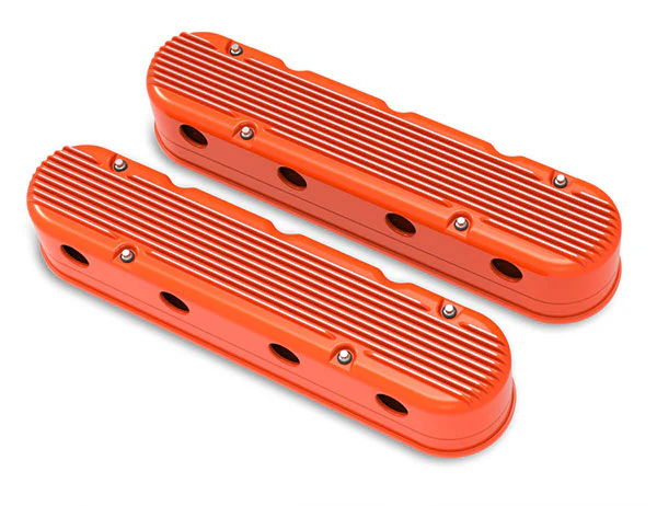Holley Gen III/IV LS 2-Piece Vintage Finned Aluminum Valve Covers - Image 15