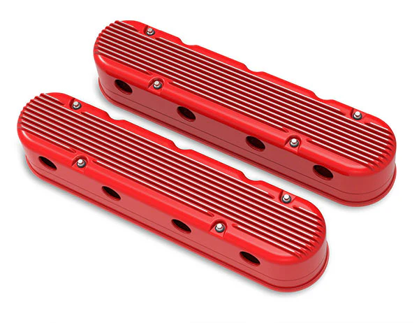 Holley Gen III/IV LS 2-Piece Vintage Finned Aluminum Valve Covers - Image 16